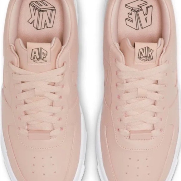 Preowned Nike Airforce 1 size 7 Particle Beige - Picture 4 of 10